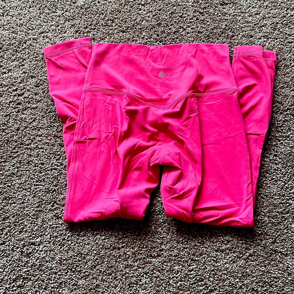 Lululemon pink size 8 align leggings